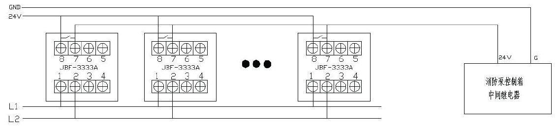 JBF-3332A消火栓按钮接线