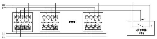 J-SAP-M-VM3332A消火栓按钮接线图